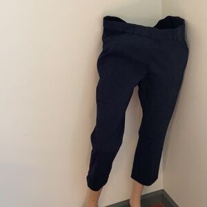 Rafaella Navy Comfort Pull-On Capri Pants